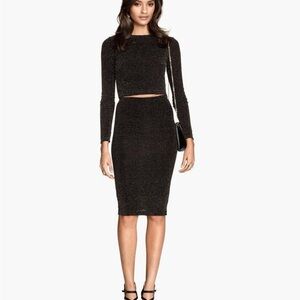 Sparkly Pencil Skirt